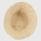 Straw Bucket Hat with Cherry Embellishments