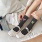 Adorable Bow-Embroidered Ribbed Ankle Socks 5Pk
