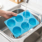 Silicone Muffin Baking Mold with 6 Round Cup Cavities