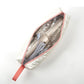 Heat Resistant Curling Iron Travel Bag with Zipper and Wrist Strap