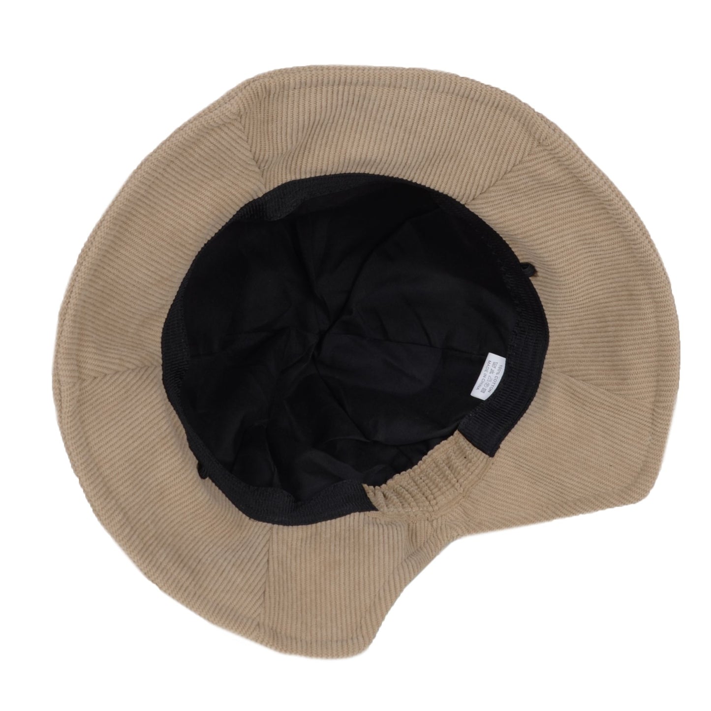Corduroy Bucket Hat Wide Brim Cloche Hat Casual Soft Brim Hat