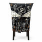 Halloween Dining Chair Back Cover with Decorative Bow