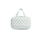 Polka Dot Cosmetic Bag, Large Capacity 3-Layer Makeup Organizer with Top Handle