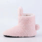 Fuzzy Bunny Slipper Boots
