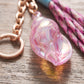 Coastal Seashell Tassel Bag Charm Keychain