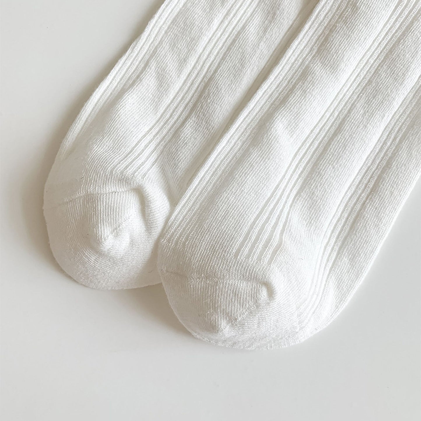 Adorable Bow-Embroidered Ribbed Ankle Socks 5Pk