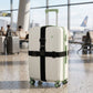 2 Pack Adjustable Cross Luggage Straps with Buckles