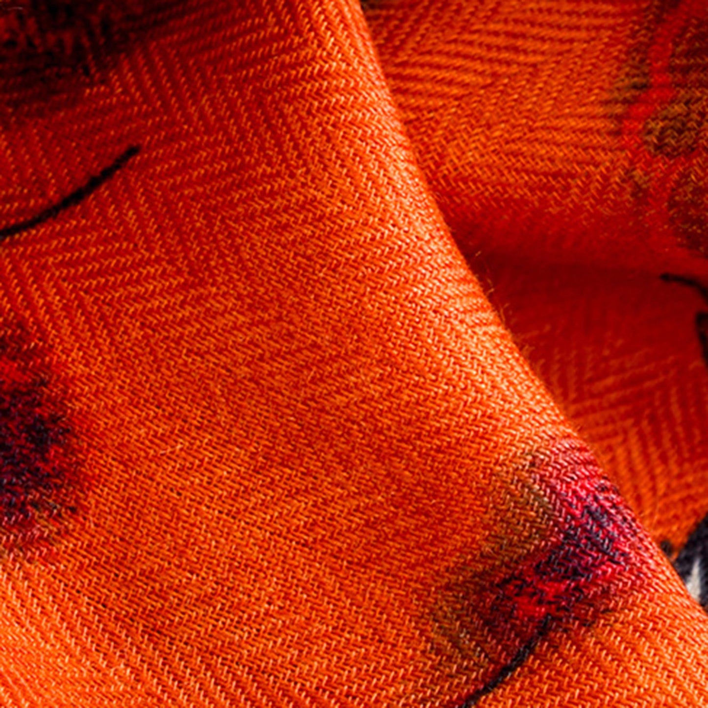 Scenic Landscape Print Square Scarf with Soft Silky Fabric Lightweight Versatile Neck and Hair Accessory