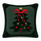 2pc Christmas Tree Plush Pillow Covers 17.7 x 17.7 in