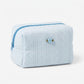 Knit Makeup Bag Large Capacity Cosmetic Pouch Travel Toiletry Organizer