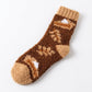 Fuzzy Pumpkin Crew Socks 2 Pair US 5-10.5