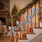 5pc Shimmering Christmas Bow Hanging Ornaments