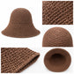 Summer Bucket Hat - Lightweight Straw Sun Hat for Vacation and Beach