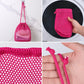 2-Pack Mesh Drawstring Shower Bags, Large and Small Travel Organizer Set
