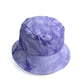 Summer Fisherman Hat Outdoor Travel Tie Dye Bucket Hat with Wide Brim Casual Sun Protection