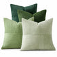 4 Pack Patchwork Corduroy Throw Pillow Covers 18 x 18 Inch for Sofa and Bed