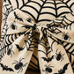 Halloween Throw Pillow Cover with Decorative Bow 18 x 18 Inch
