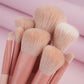 14 Piece Makeup Brush Set with Soft Synthetic Bristles for Face Eye Blending Contour Foundation