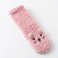 Fuzzy Bear Crew Socks 2 Pair US 5-10.5