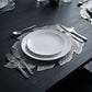 4 Pack Leaf Shaped PVC Placemats Washable Heat Resistant Table Mats