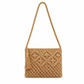 Macrame Crossbody Bag with Zip Closure and Interior Slip Pocket