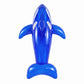 Dolphin Shaped Inflatable Pool Float Ride On Raft with Side Handles Durable PVC Water Float for Pool Beach Lake 59x31.5in