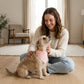 Large Pet Bandana Scarf Pink Gingham Triangle Bib for Dogs and Cats Neckerchief