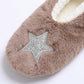 Fuzzy Star Slipper Socks