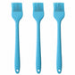 3-Piece Silicone Basting Brush Set, Flexible and Durable Kitchen Tools for Cooking and Baking