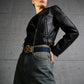 Nylon Belt with Gold Cobra Buckle - Bold Statement Buckle Belt for Edgy Casual & Stylish Outfits