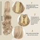 Claw Clip Ponytail Extensions for Women 23 Inch Long Wavy Fluffy Synthetic Ponytail Hairpiece