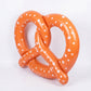 Inflatable Pretzel Pool Float Novelty Ring Float Durable PVC Water Float for Pool Beach Lake 94.5x57x57in