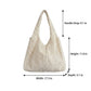 Lace Hobo Shoulder Bag with Floral Embroidery and Inner Pocket