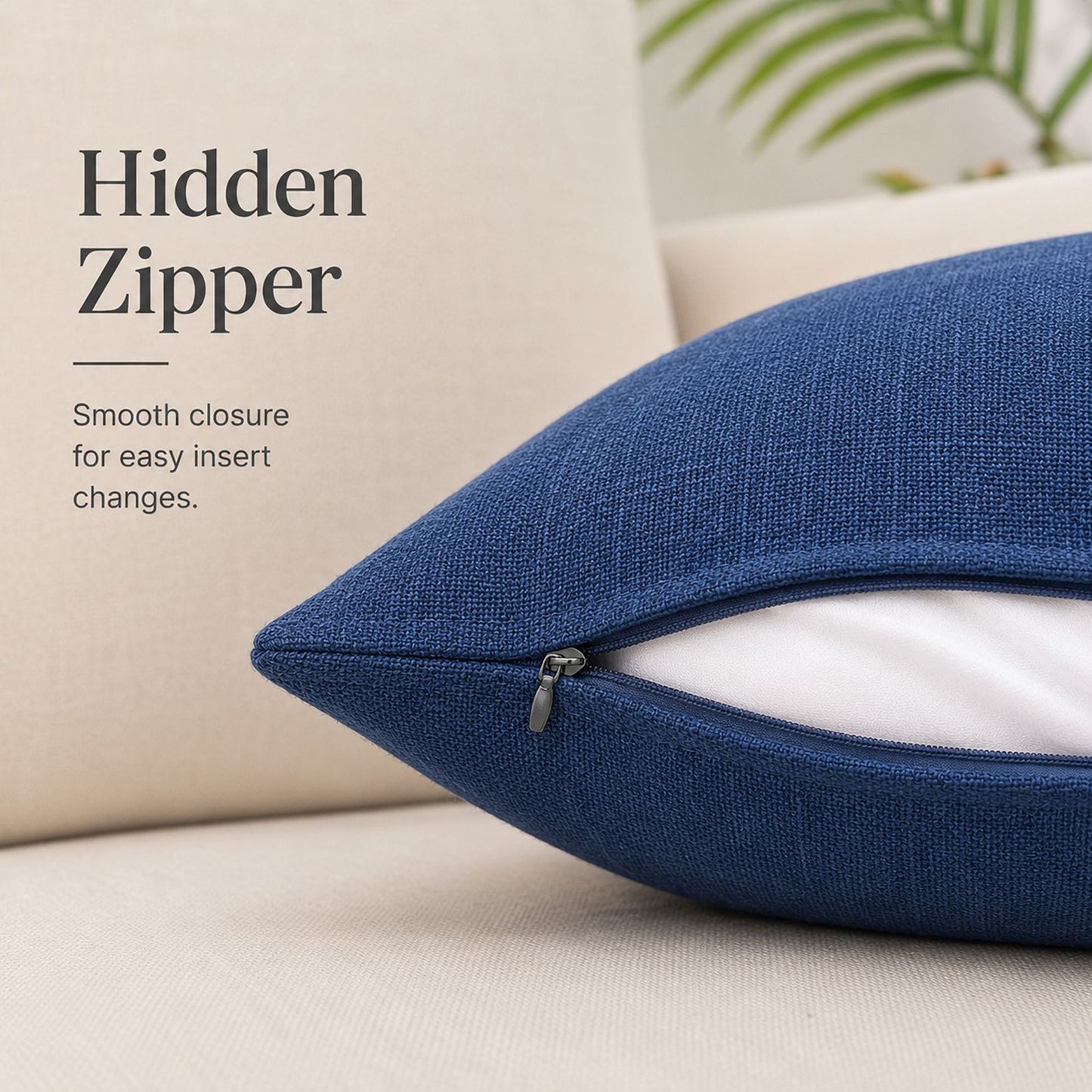 Textured Decorative Throw Pillow Cover Soft Accent Cushion Cover for Sofa Bed Chair