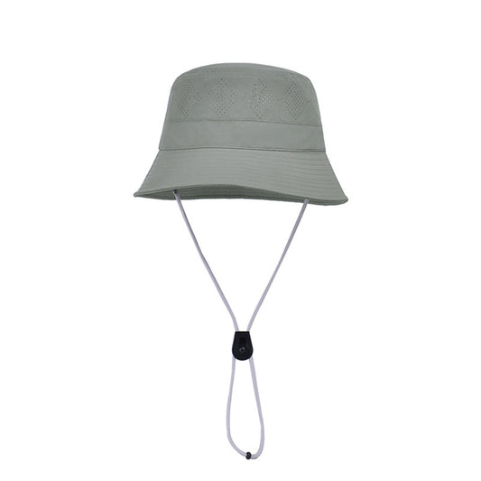 Lightweight Packable Bucket Hat with Ventilated Crown Chin Strap and Adjustable Fit for Travel Hiking and Outdoor Use