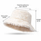 Plush Bucket Hat Soft Fuzzy Teddy Winter Casual Fashion Hat