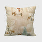 Vintage Winter Throw Comfortable Pillow Cover 18x18in