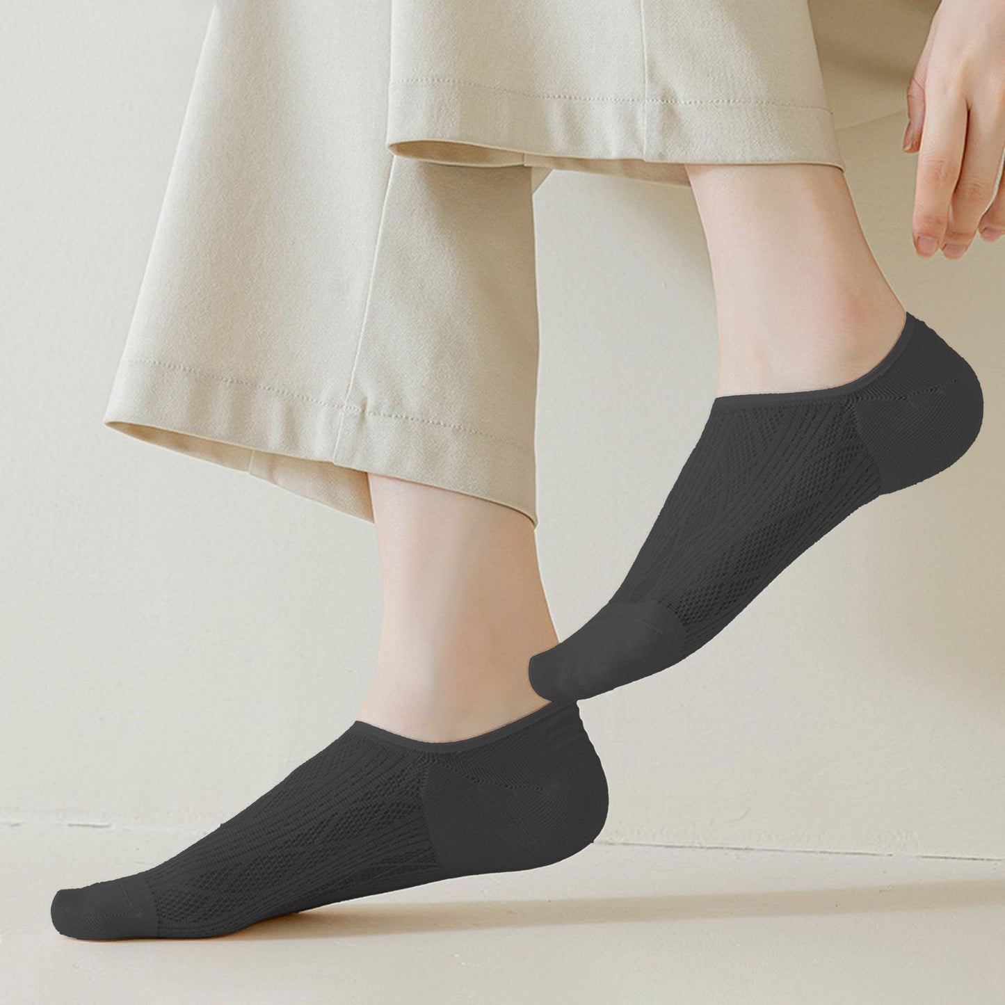 Invisible No-Show Liner Socks 6Pk