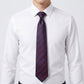 Men's Micro Dot Texture Tie Subtle Geometric Pattern Necktie 57 Inch Length 3.1 Inch Width Formal Business Accessory