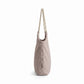 Soft Lightweight Shoulder Tote Bag with Double Rope Shoulder Straps and Roomy Open-Top Design 16.1x13x3.5in
