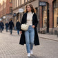 Flap Crossbody Bag with Adjustable Strap and Top Handle