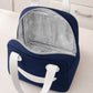 Insulated Lunch Bag with Zip Closure Top Handles and Wipeable Interior for Work School Travel