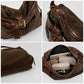 Slouchy Shoulder Hobo Bag with Adjustable Strap Buckle Detail and Inner Zip Pocket