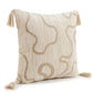Boho Neutral Textured Accent Throw Pillow Cover