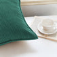 2 Pack Soft Ribbed Corduroy Throw Pillow Covers 18 x 18 Inch Solid Color