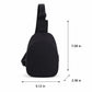Adjustable Sling Bag with Front Zip Pocket for Travel