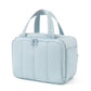 Travel Makeup Bag with Dividers and Carry Handles