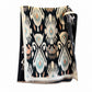 Abstract Geometric Print Oversized Scarf Wrap with Fringe 70.8*25.6 Inches