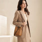 Bucket Crossbody Bag with Top Handle Adjustable Strap and Pebbled Texture