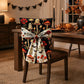 Halloween Dining Chair Back Cover with Decorative Bow